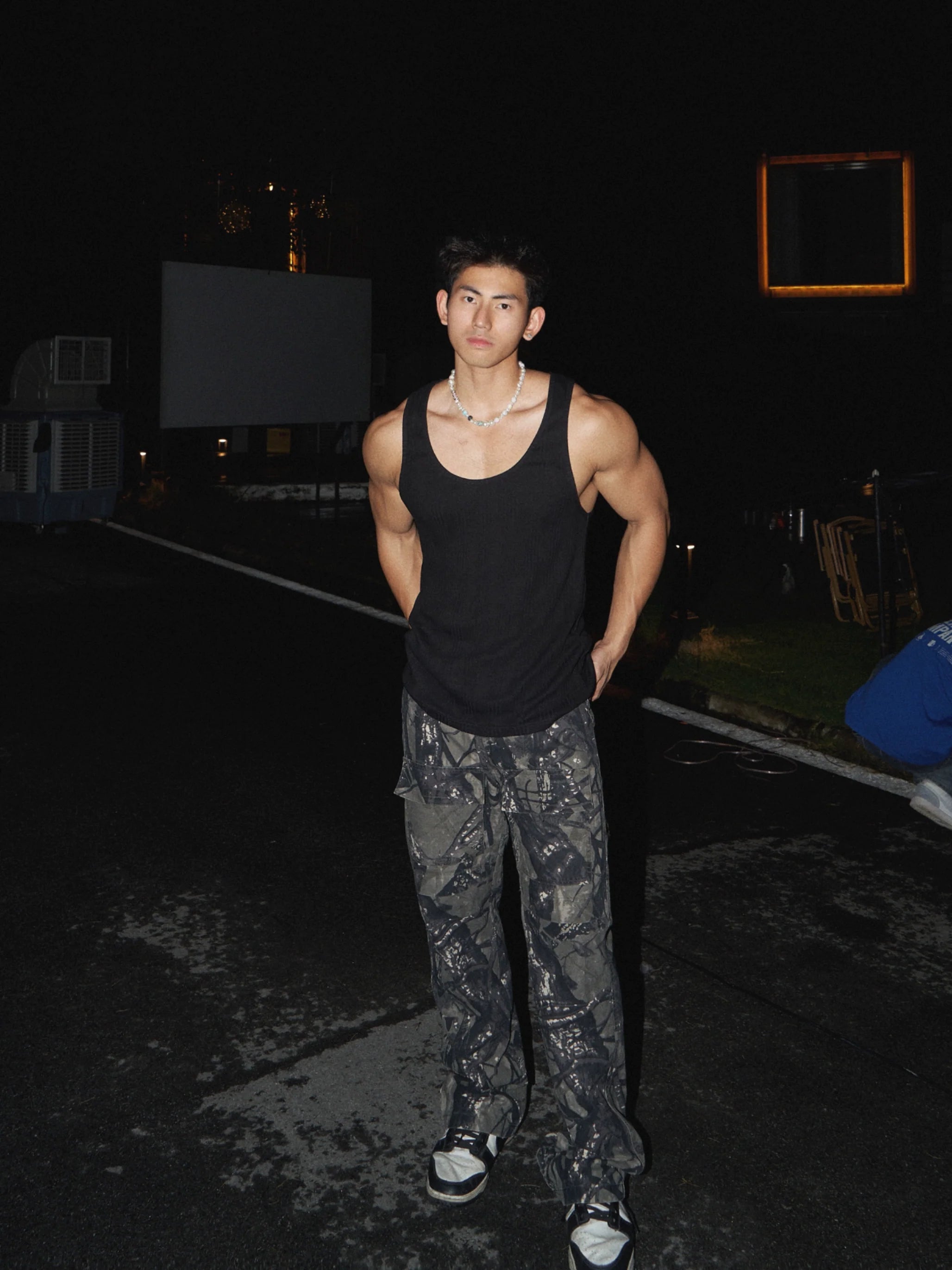 Sports Casual Ribbed Sweat Vest