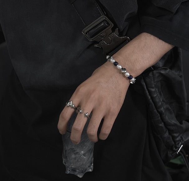 Star Metal Open Adjustable Ring