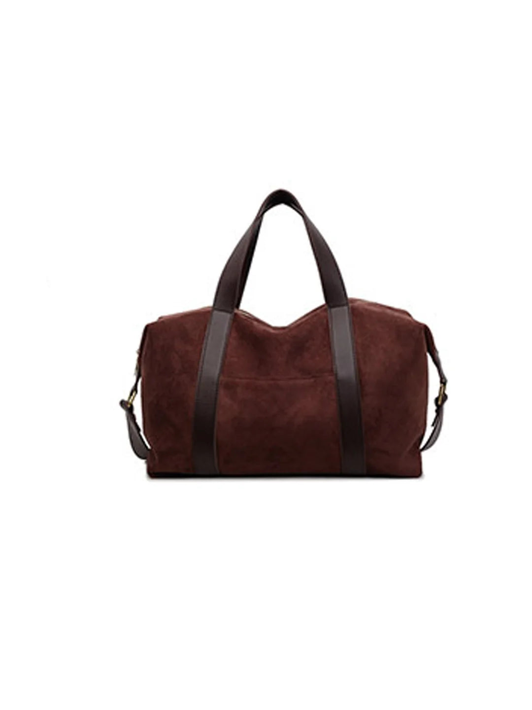 Vintage Suede Shoulder Tote Bag
