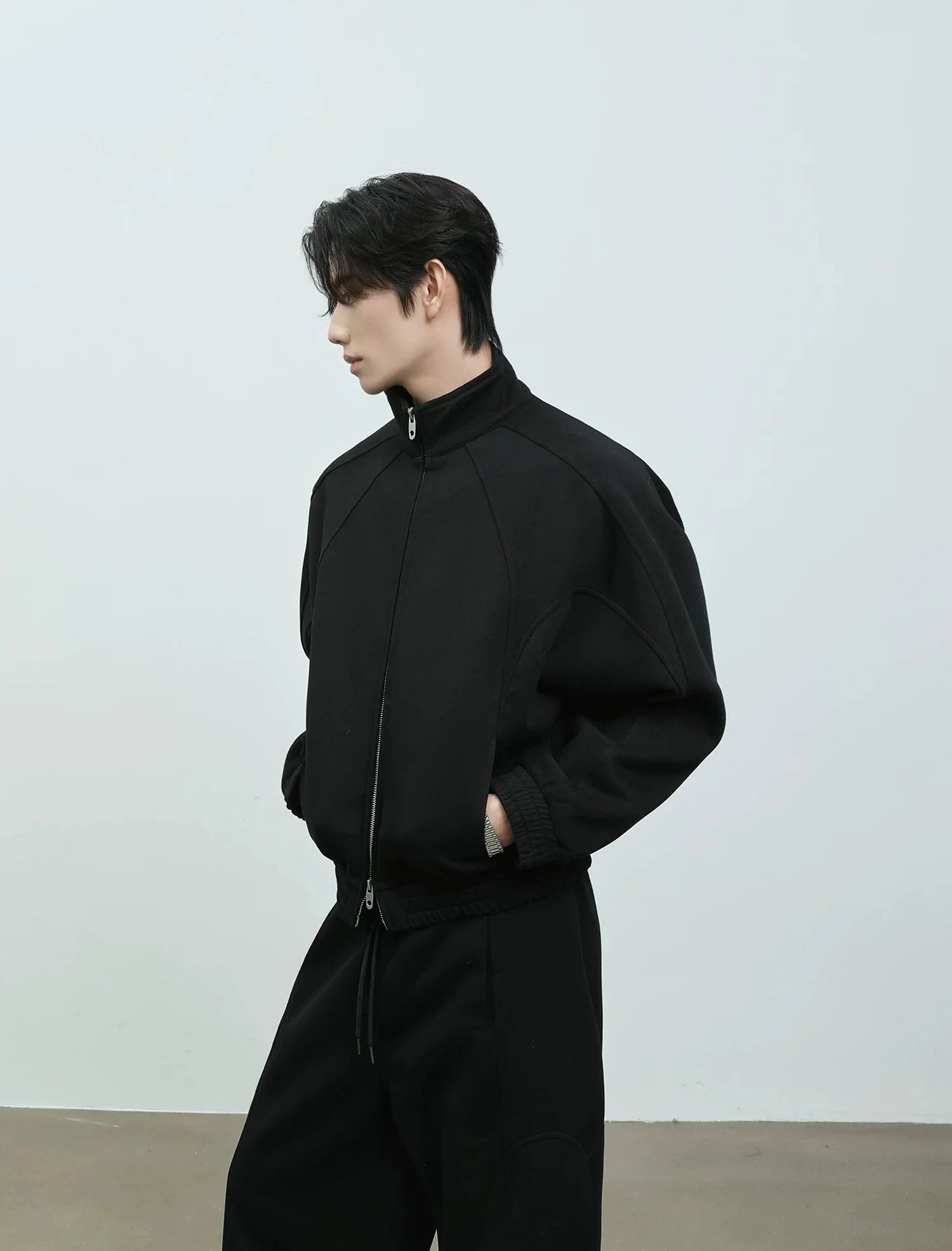 Zip Front Sweatshirt Jacket and Pants