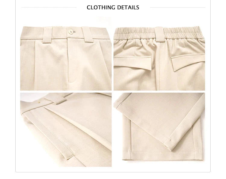 Wide-Shoulder Relaxed Fit Suit (Sold Separately）