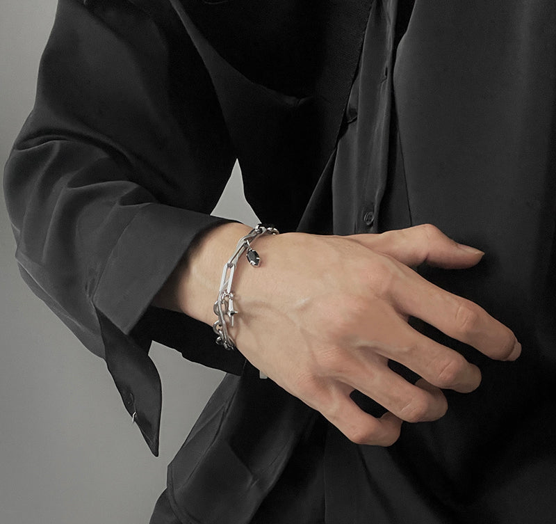 Titanium Steel Cross Bracelet