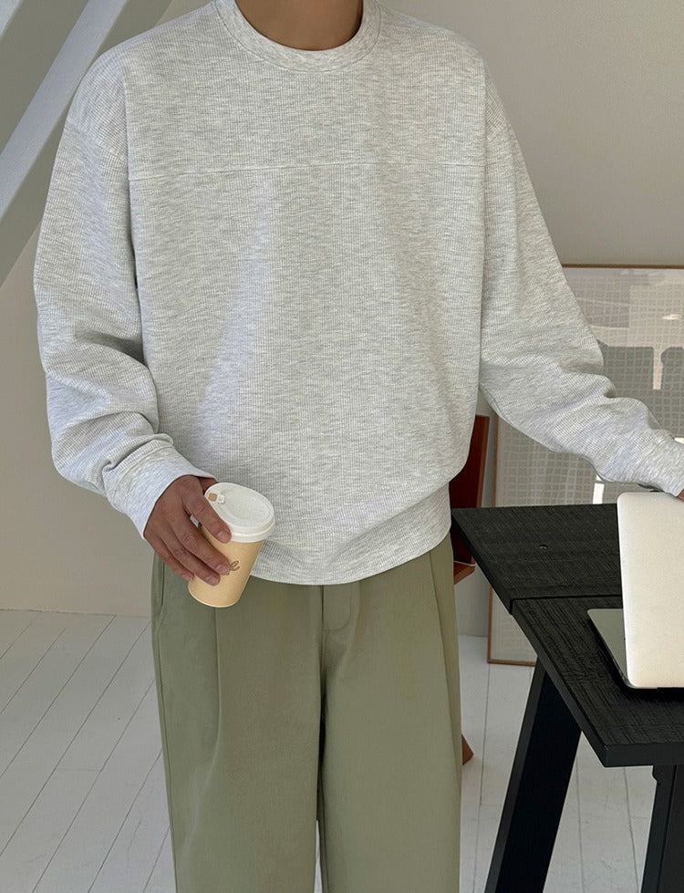 Round Neck Casual Loose Pullover
