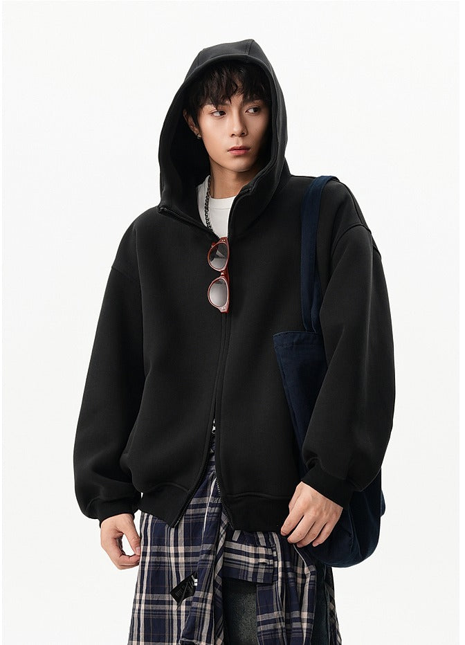 Hooded Zip Up Sweatshirt Jacket