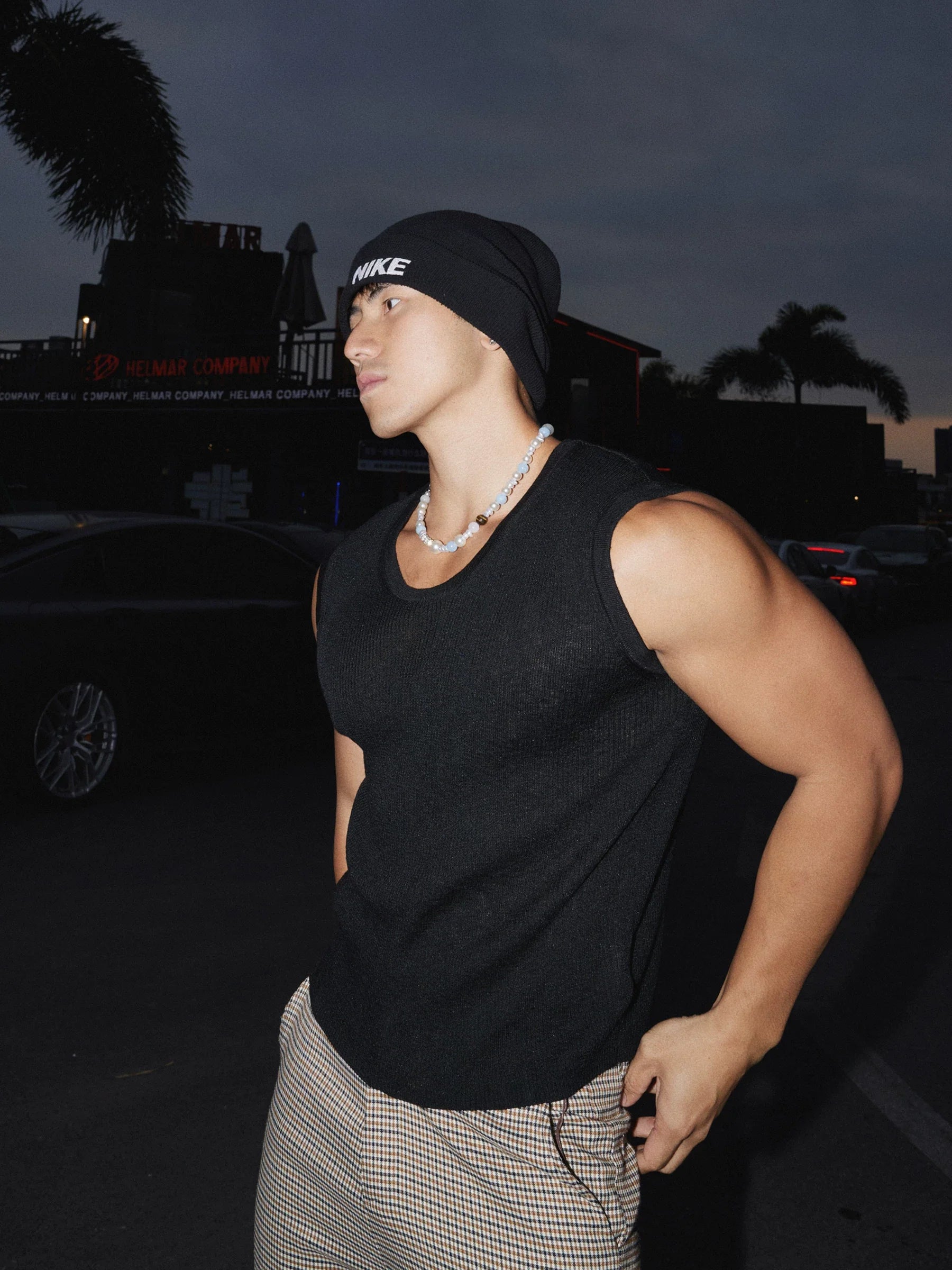 Soft Knit Streetwear Sleeveless Vest