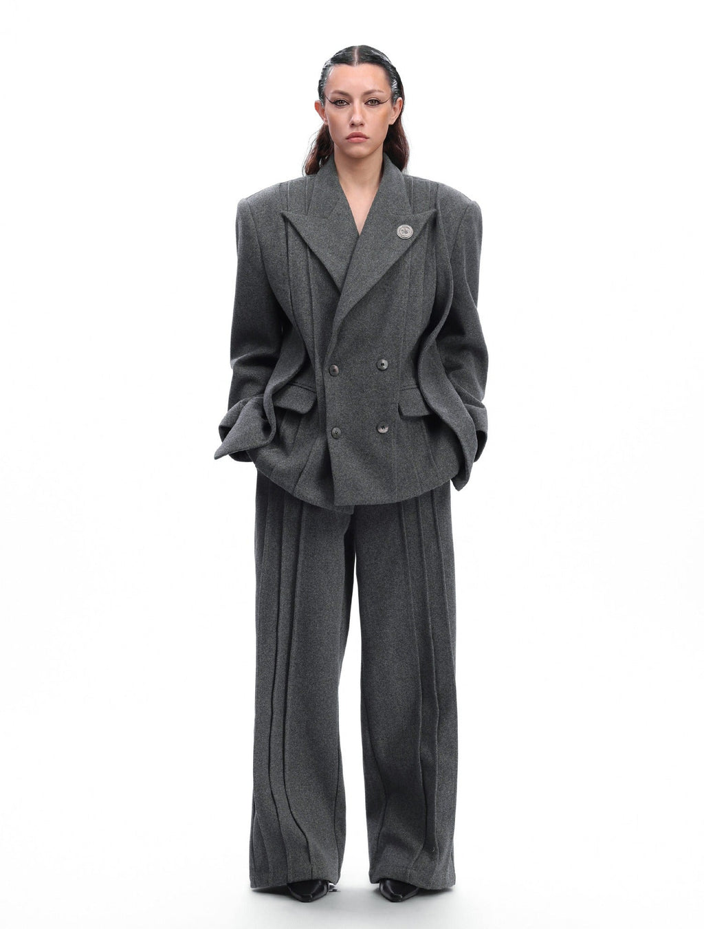 Wool Suit Jacket and Pants (sold separately)