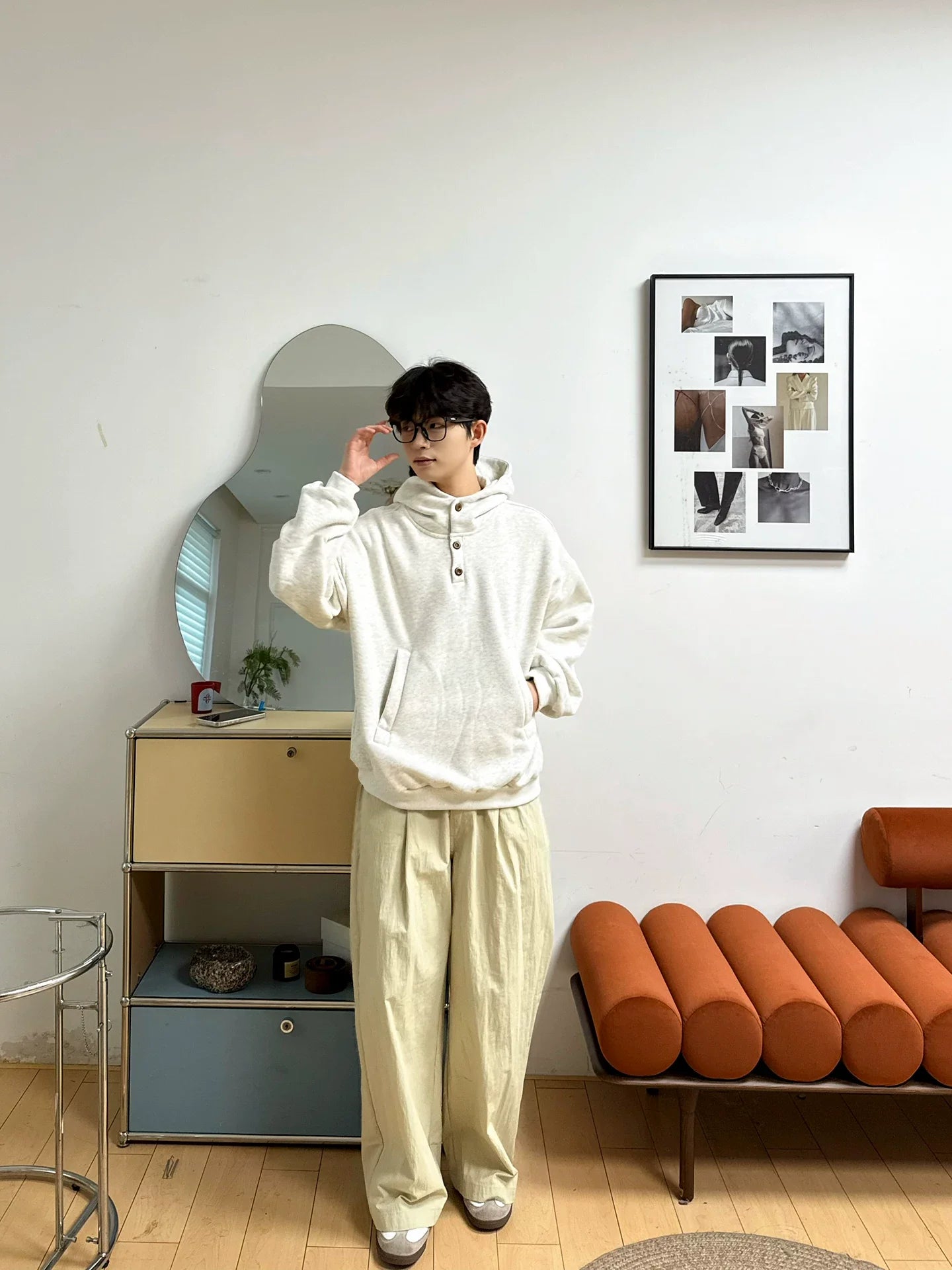 Fleece-Lined Pullover Hoodie