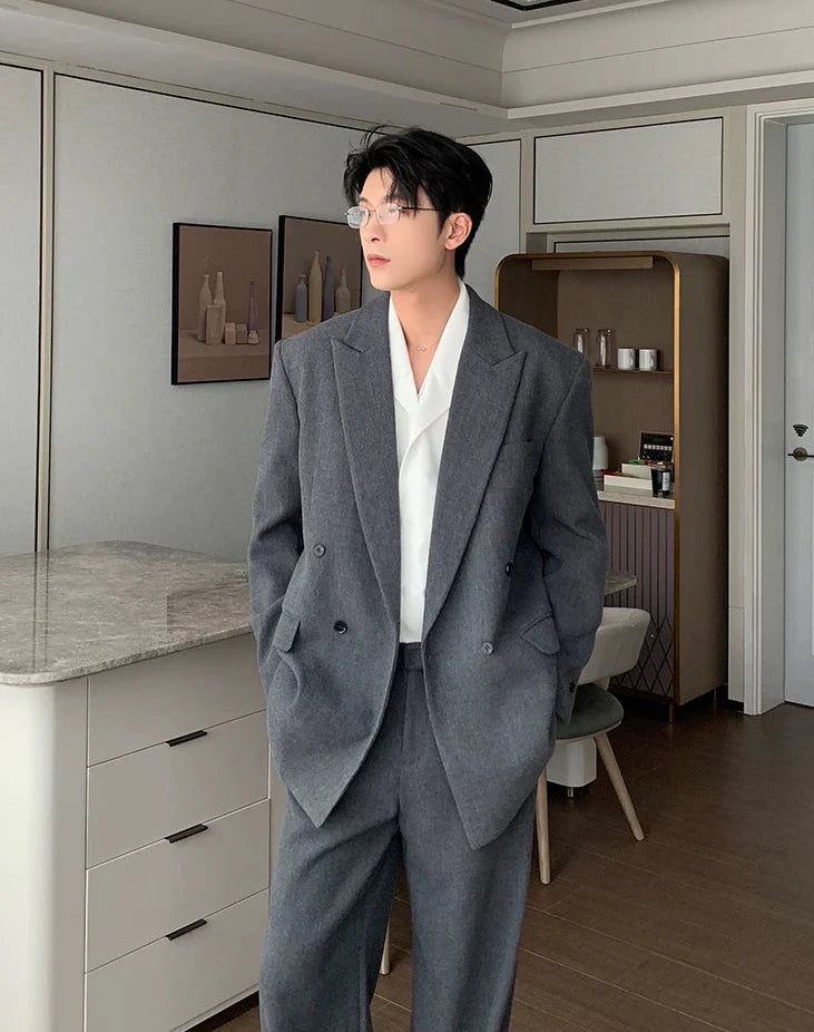 Wool Blazer and Pants (sold separately)