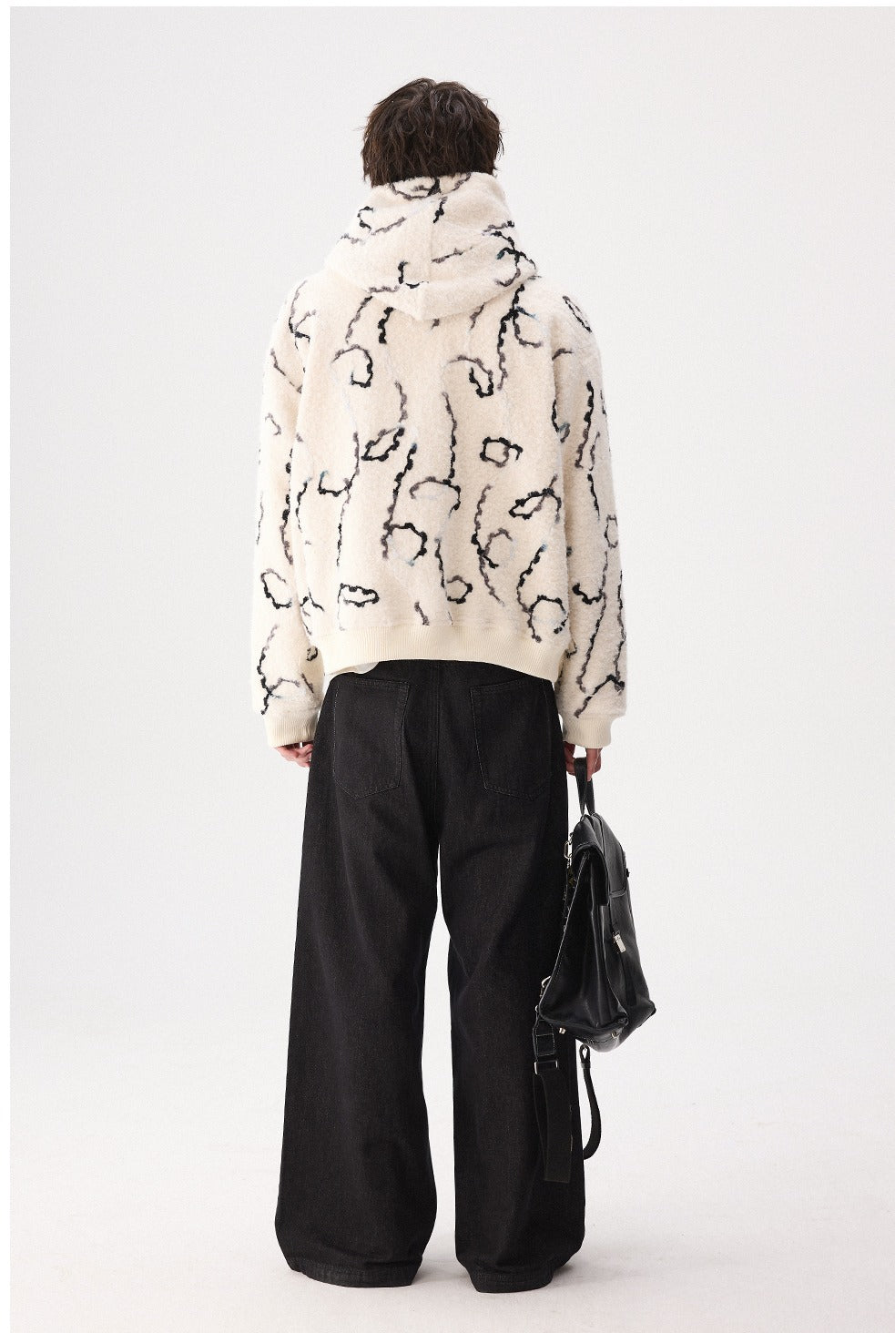 Wool Hooded Striped Sweatshirt