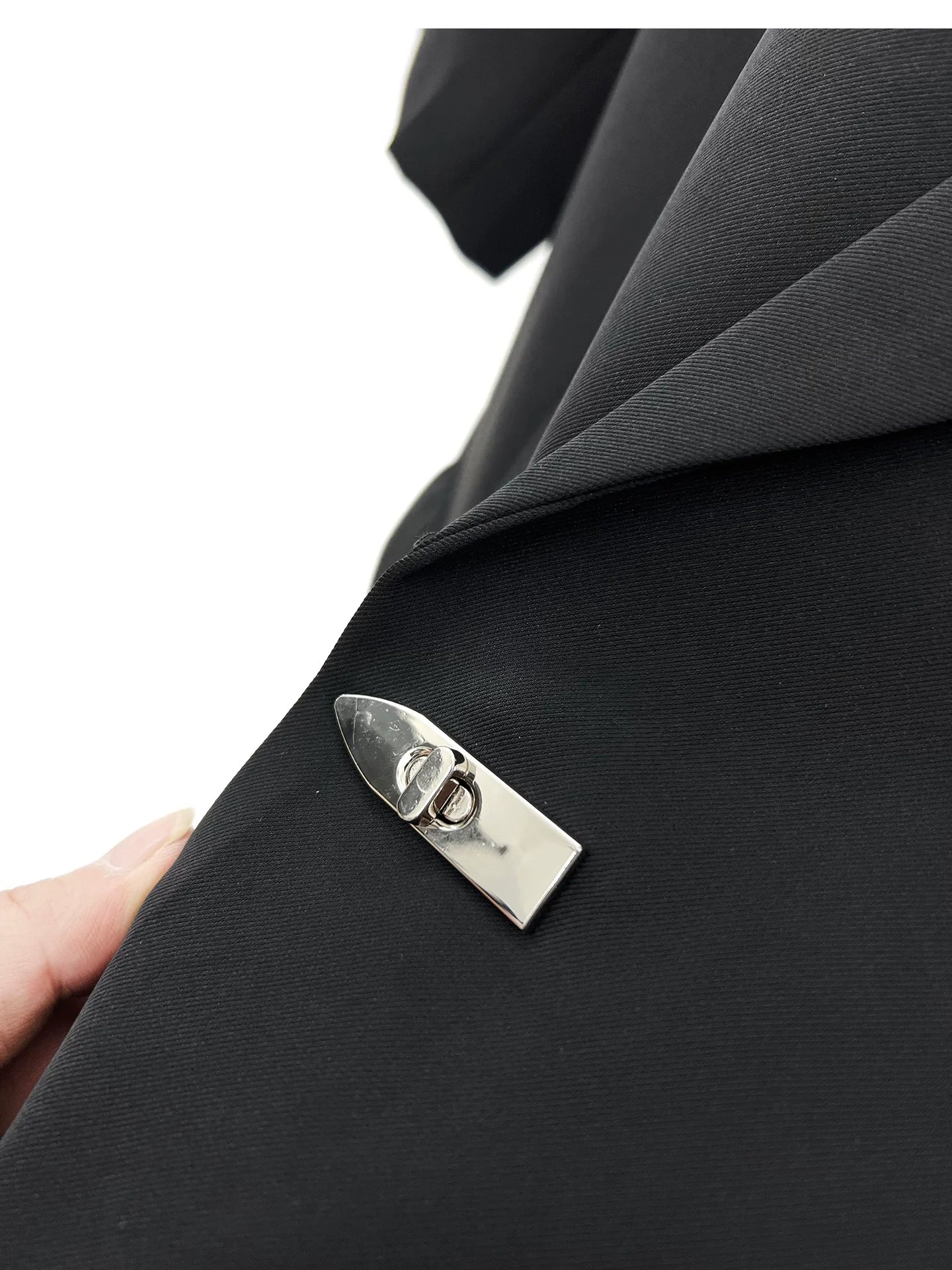 Short Sleeve Casual Single Button Jacket