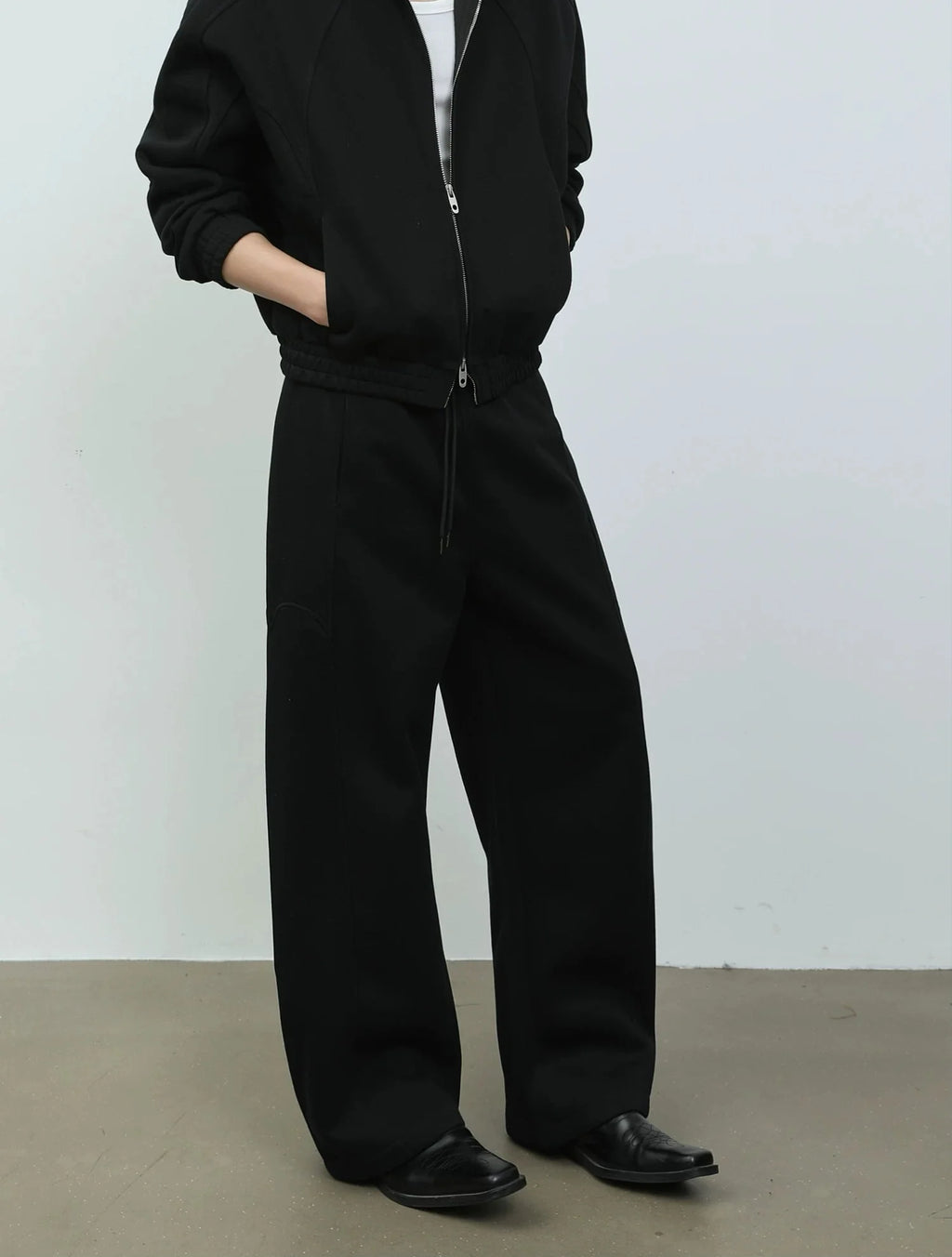 Zip Front Sweatshirt Jacket and Pants