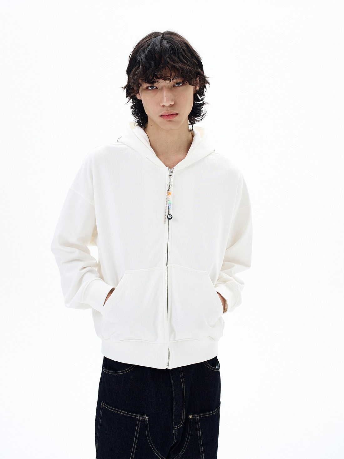 Zip Up Hooded Sweatshirt