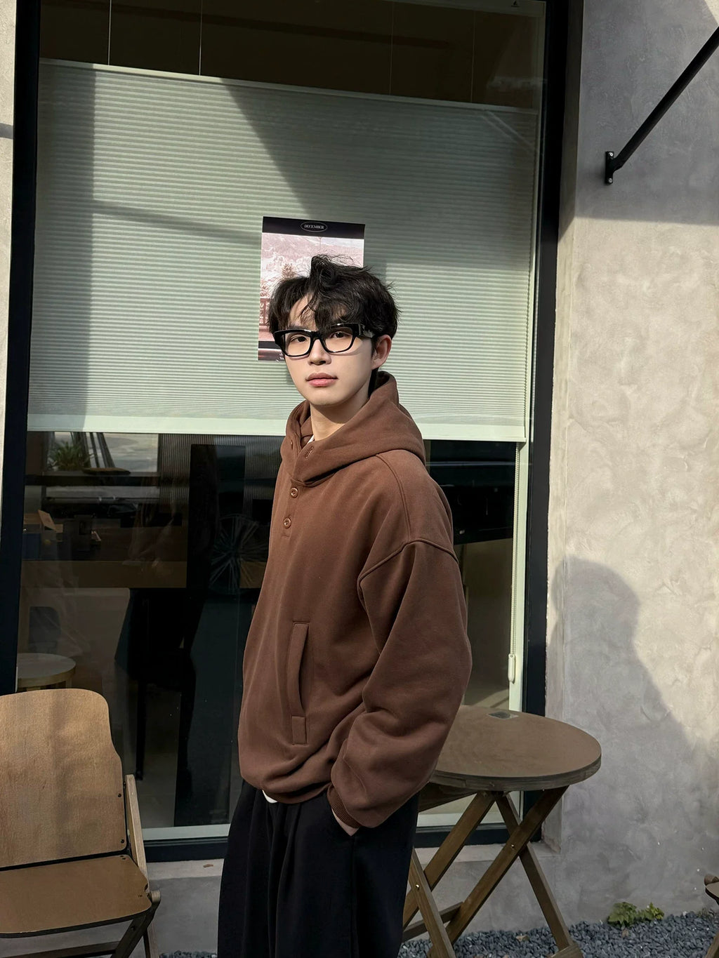 Fleece-Lined Pullover Hoodie