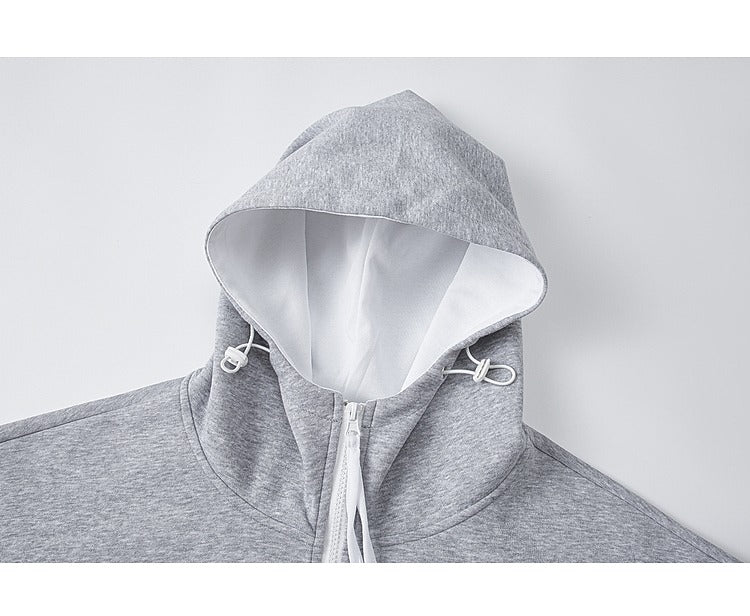 Zipper Hooded Casual Jacket