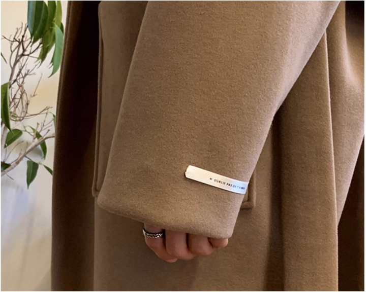 Wool Pockets Long Coat