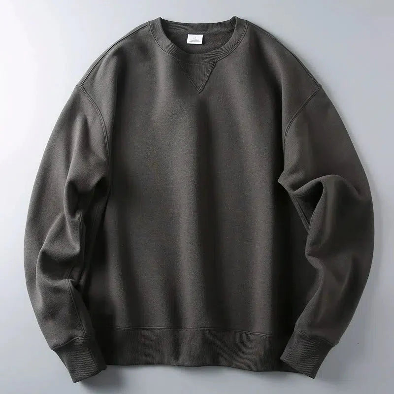 Velvet Crew Neck Sweatshirt