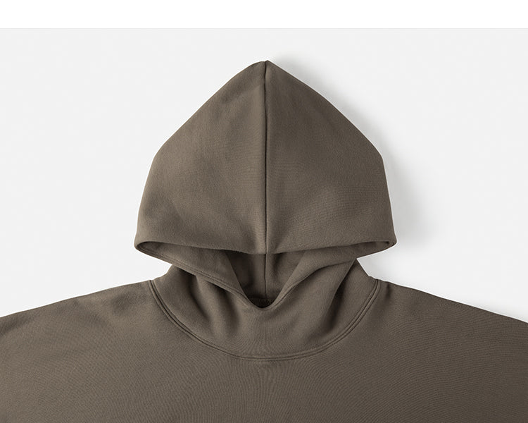 Velvet Solid Color Long Sleeve Hoodie