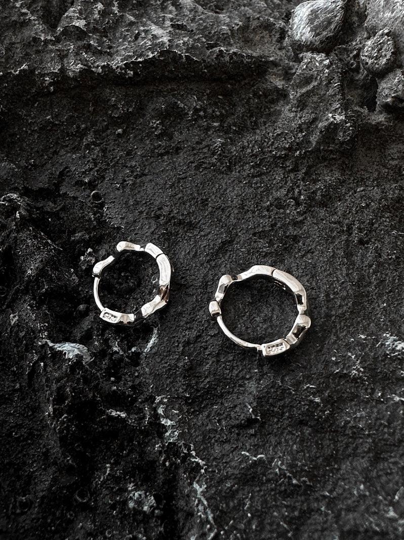 Wavy Hoop Earrings