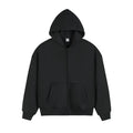 Zip-up Basic Cotton Hoodie