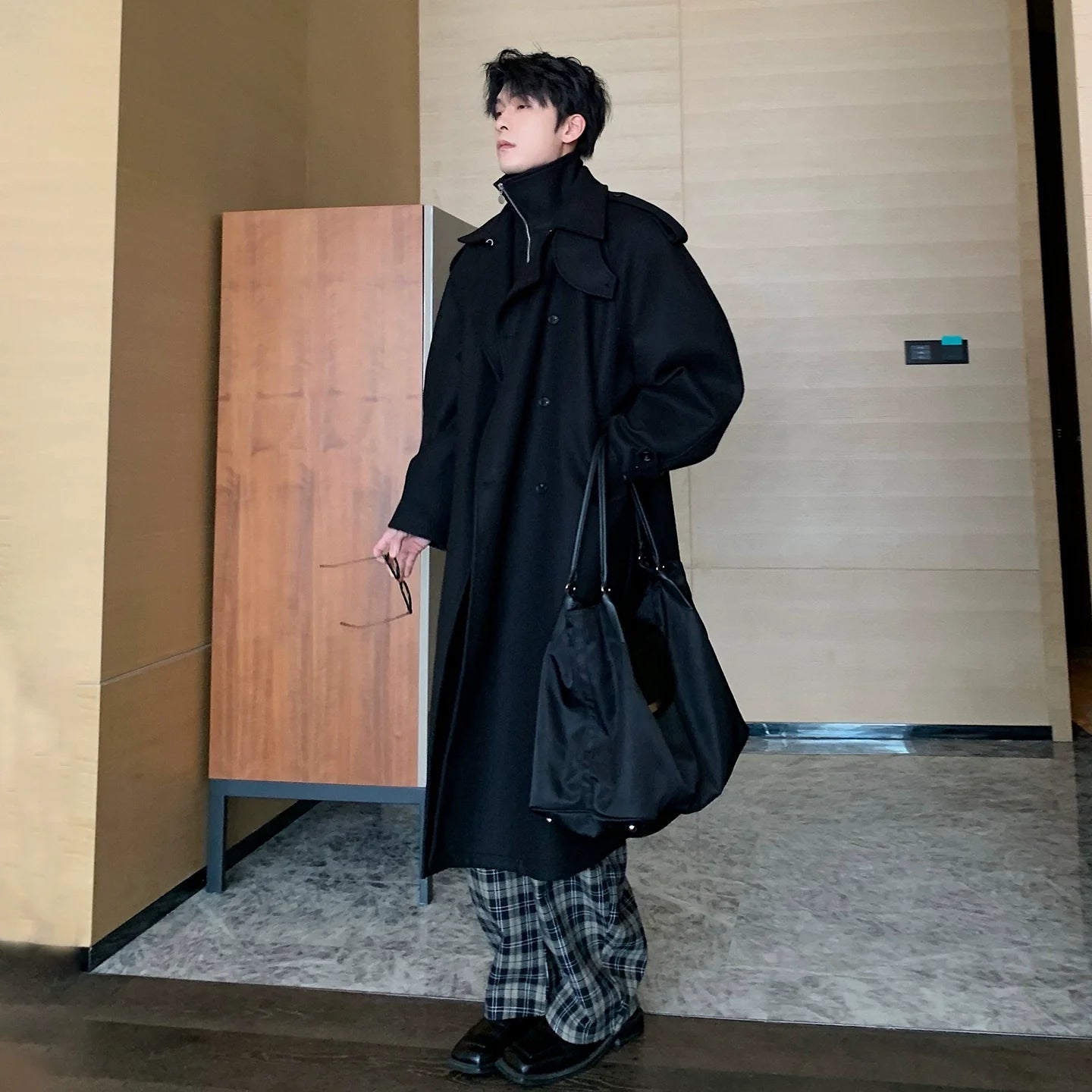 Woolen Mid-length Coat