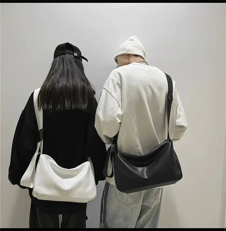 Adjustable Strap Crossbody Leather Bag