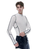 Water Ripple Zip Front Base Layer Top