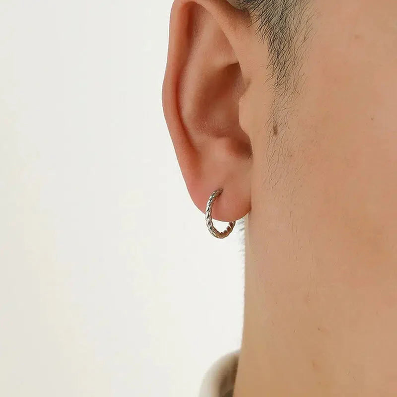 Twisted Hoop Earrings