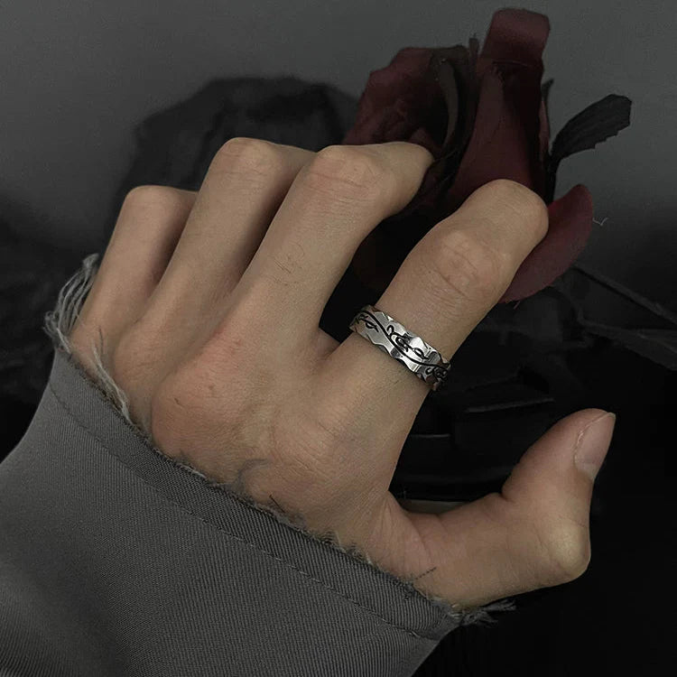 Titanium Steel Totem Ring
