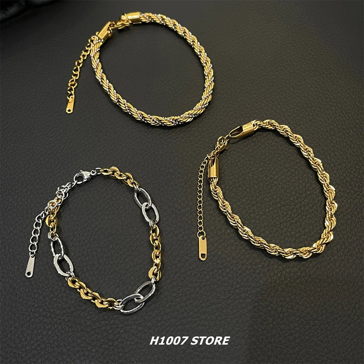 Titanium Steel Twist Bracelet