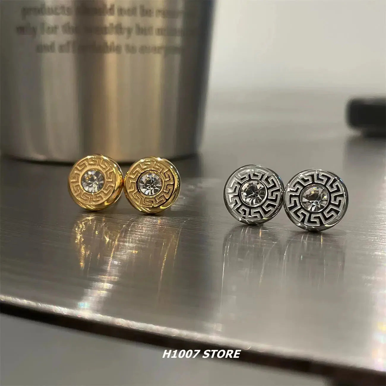 Titanium Steel Stud Earrings
