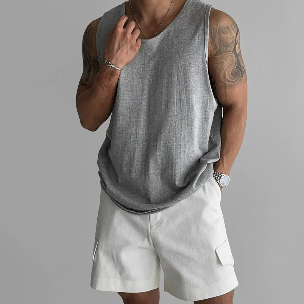 Versatile Solid Color Tank Top