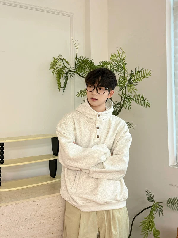 Fleece-Lined Pullover Hoodie