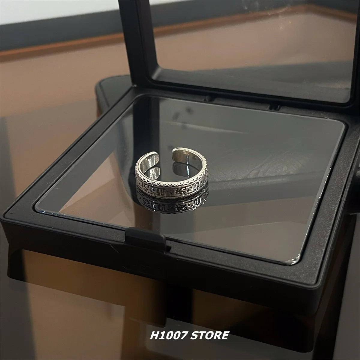 Adjustable Hip-Hop Niche Design Ring