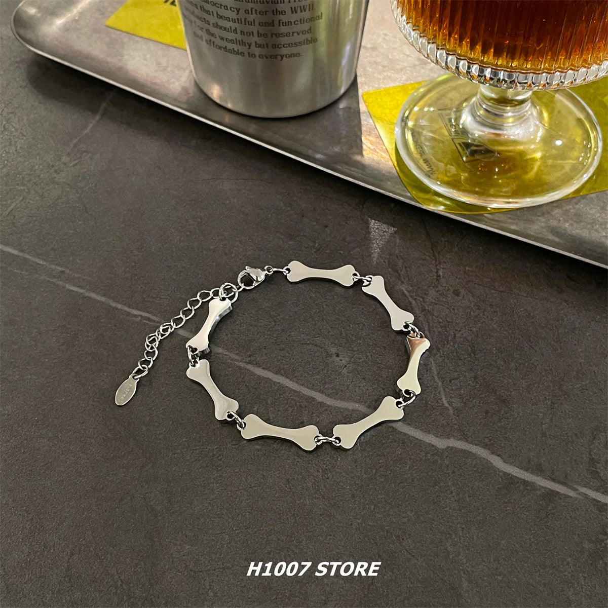 Titanium Steel Hip-Hop Wrist Chains