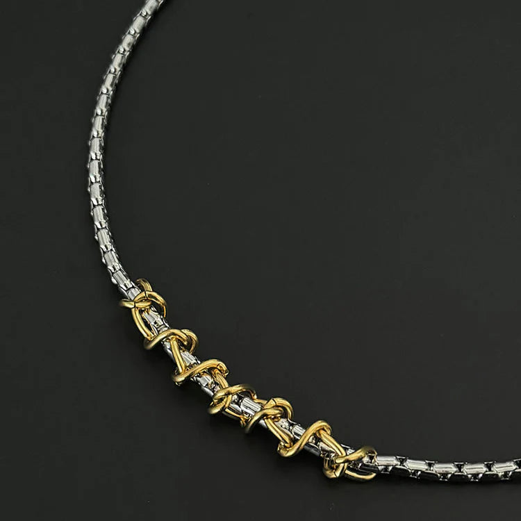 Tibetan Titanium Steel Chain Bracelet