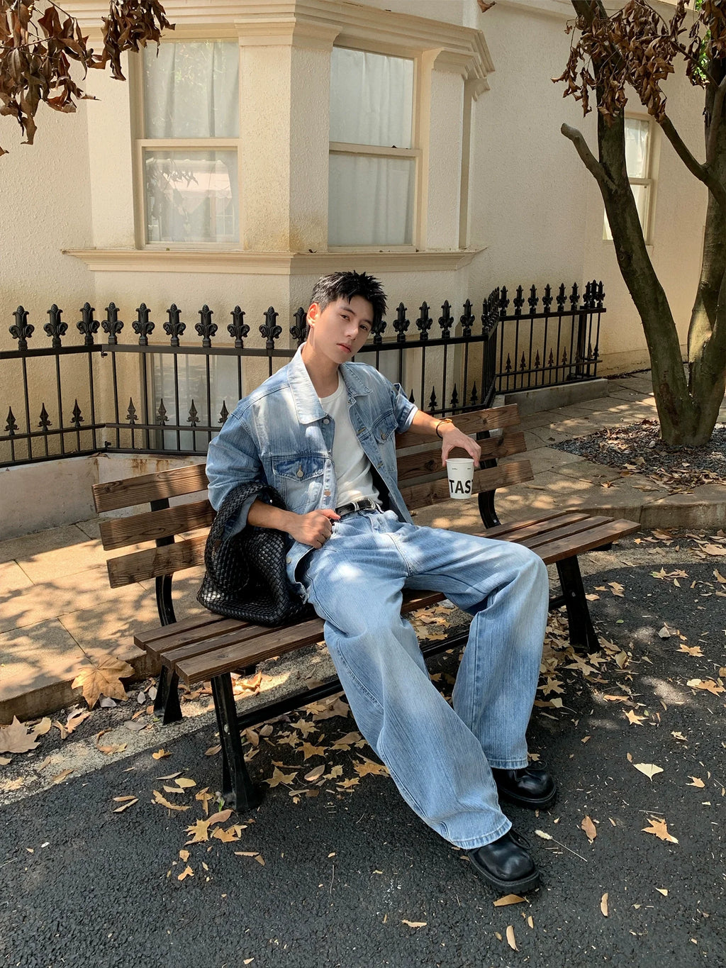 Washed Denim Jacket and Pants
