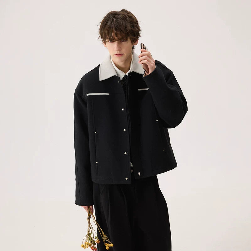 Wool Coat and Casual Pants (sold separately)