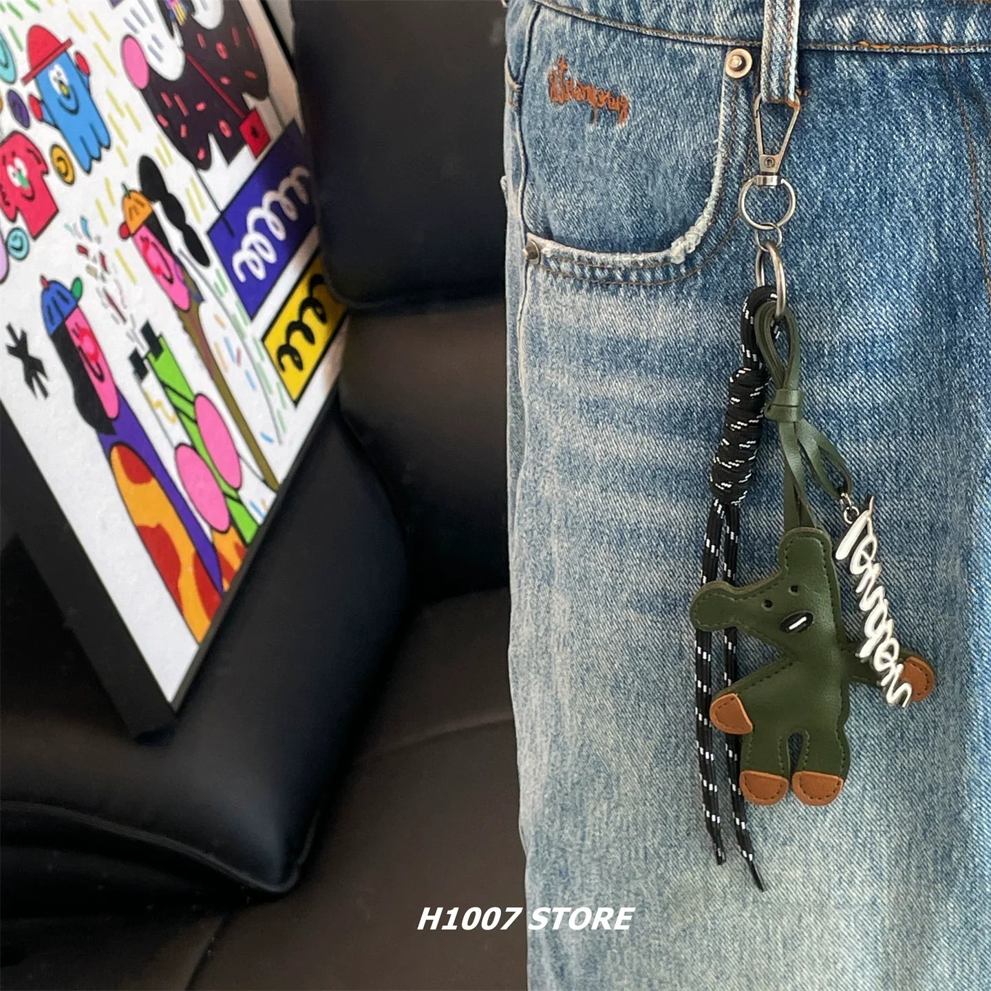 Keychain Accessory Pants Chain
