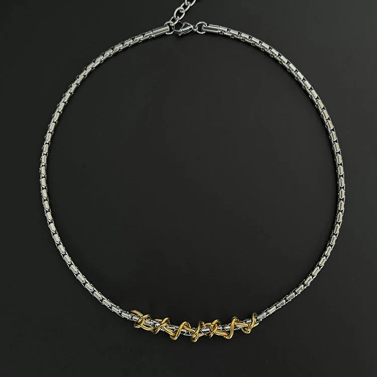 Tibetan Titanium Steel Chain Bracelet
