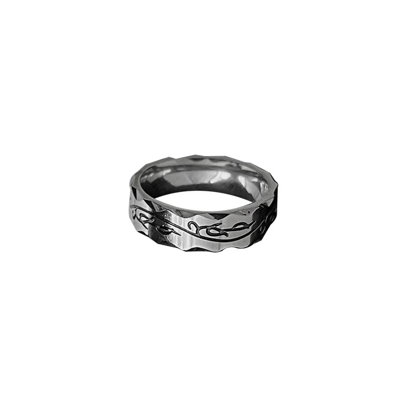 Titanium Steel Totem Ring