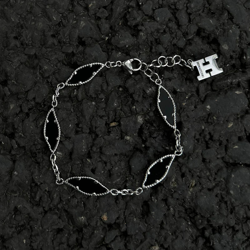 Titanium Steel Mother-of-Pearl Bracelet