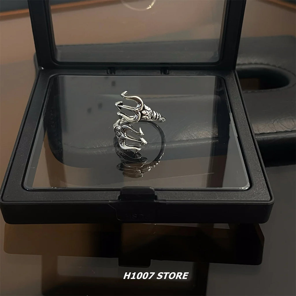 Adjustable Hip-Hop Niche Design Ring