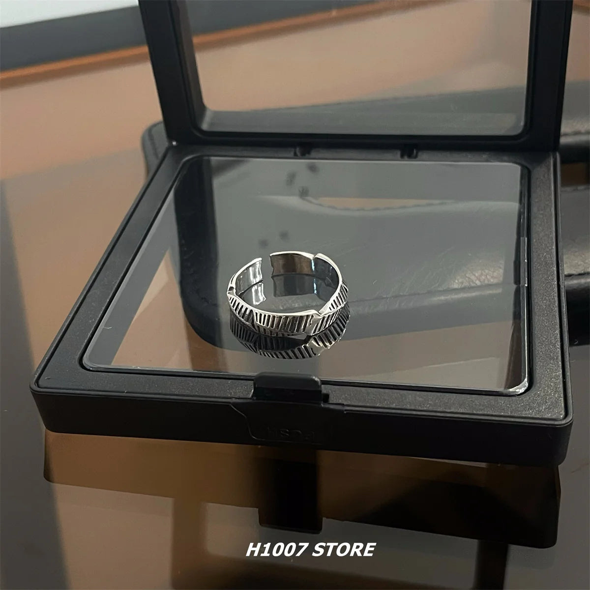 Adjustable Hip-Hop Niche Design Ring