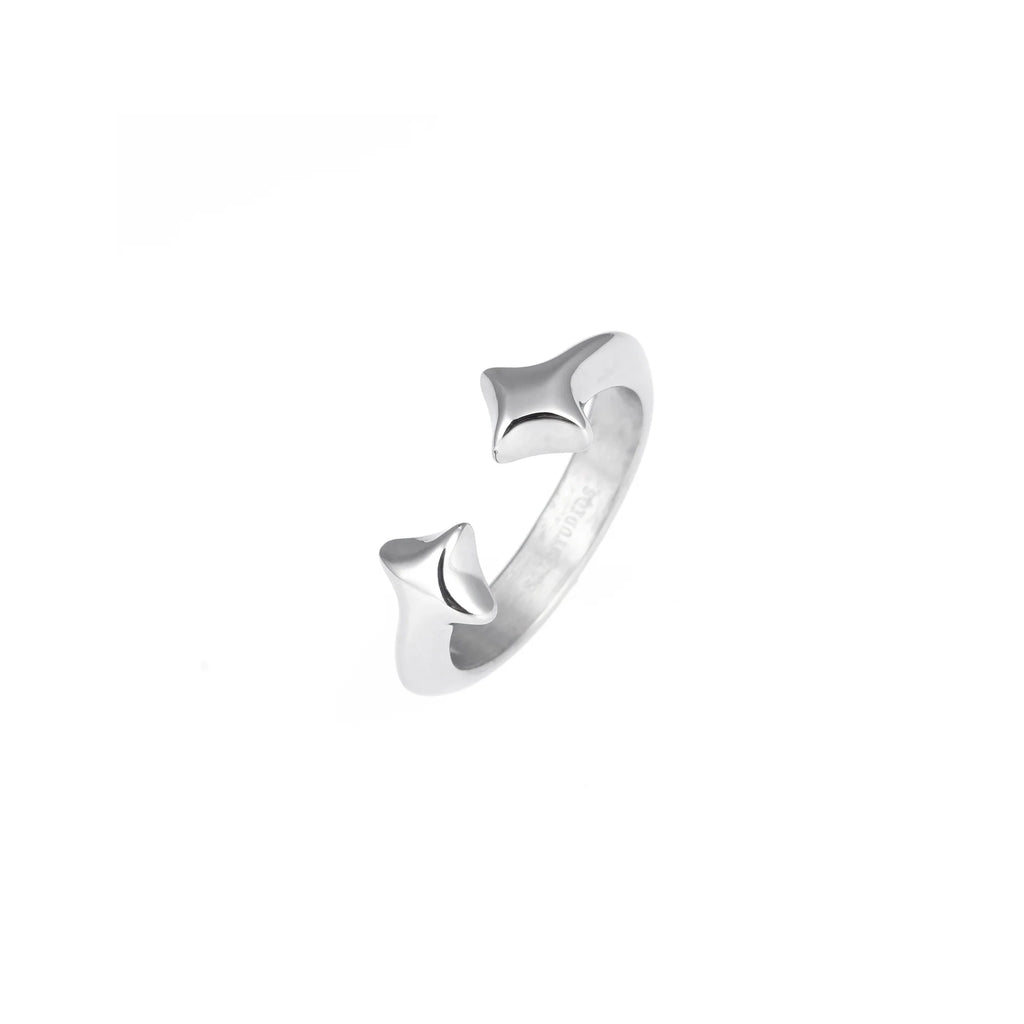 Star Metal Open Adjustable Ring
