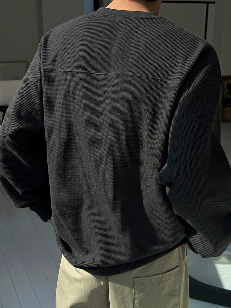 Round Neck Casual Loose Pullover