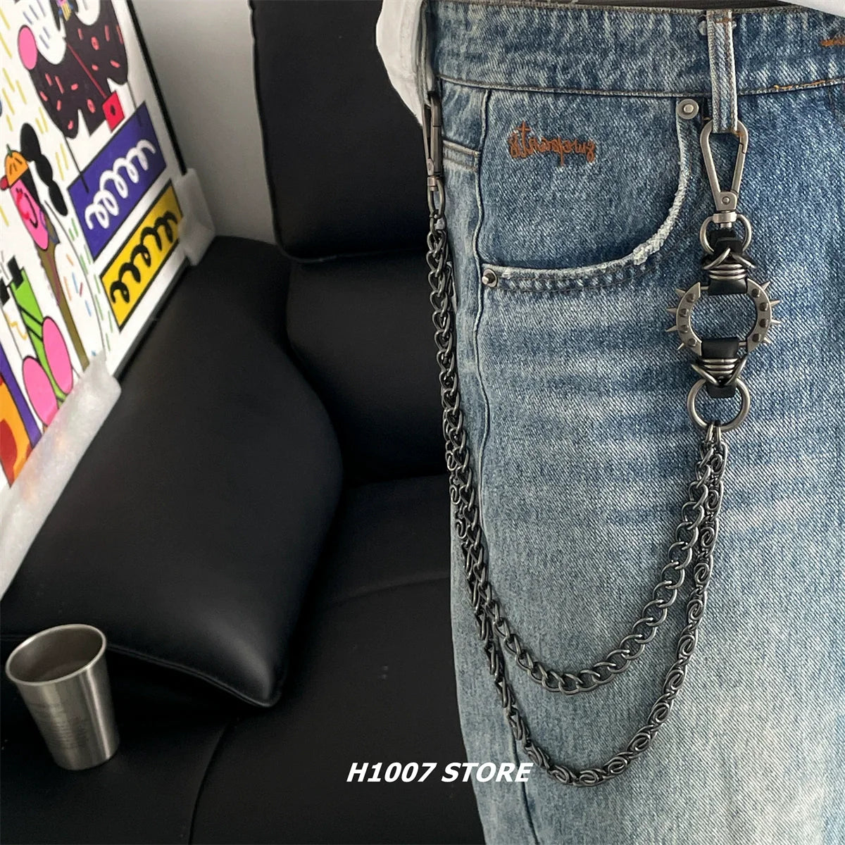 Retro Metal Pants Chain