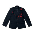 3D Roses Double Collar Suit Jacket