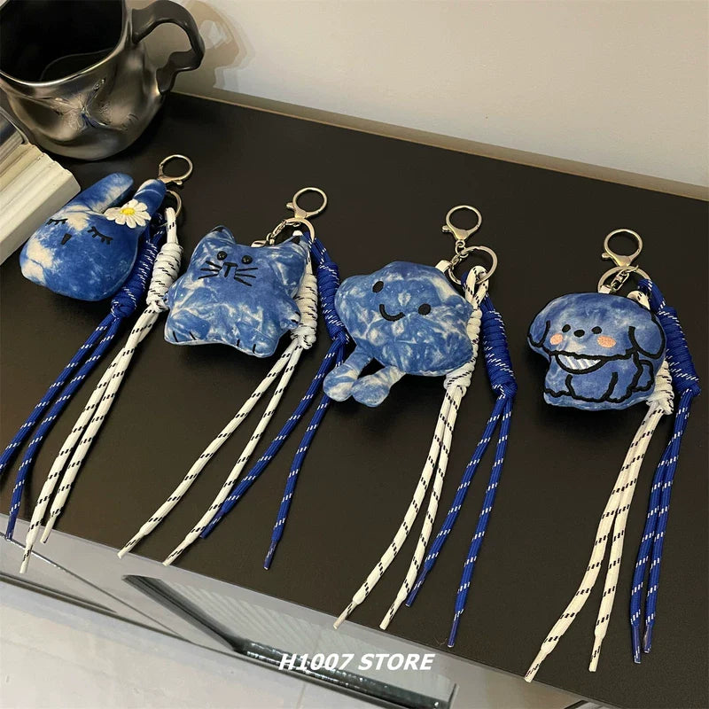 Tie-Dye Cloud Puppy Pants Chain Belt