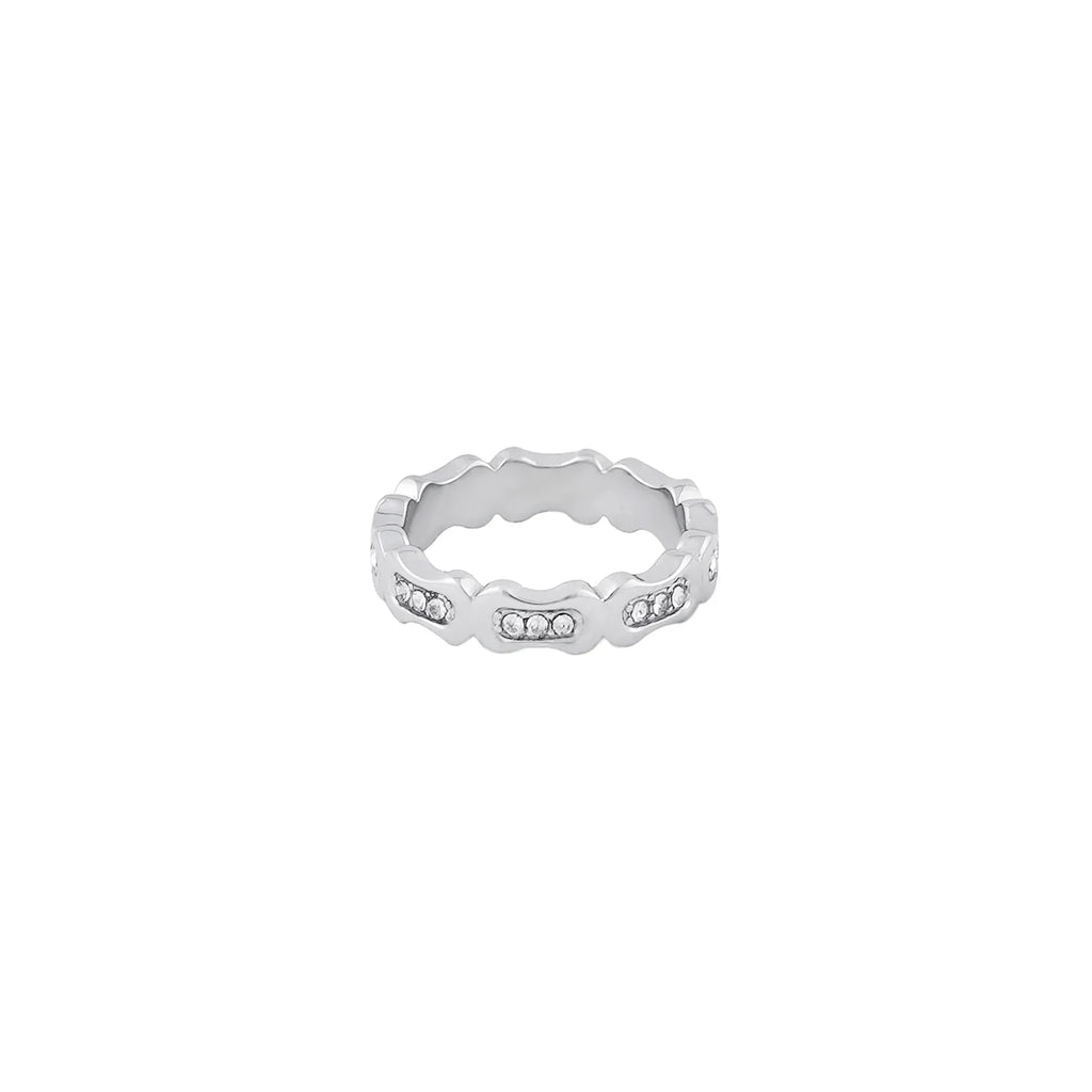 Zircon Bamboo Stacking Ring