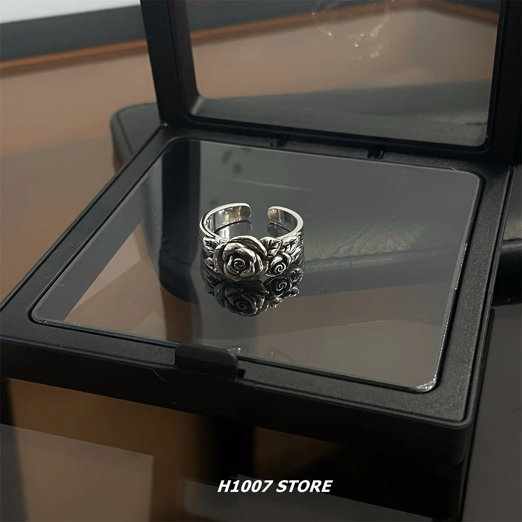 Adjustable Hip-Hop Niche Design Ring